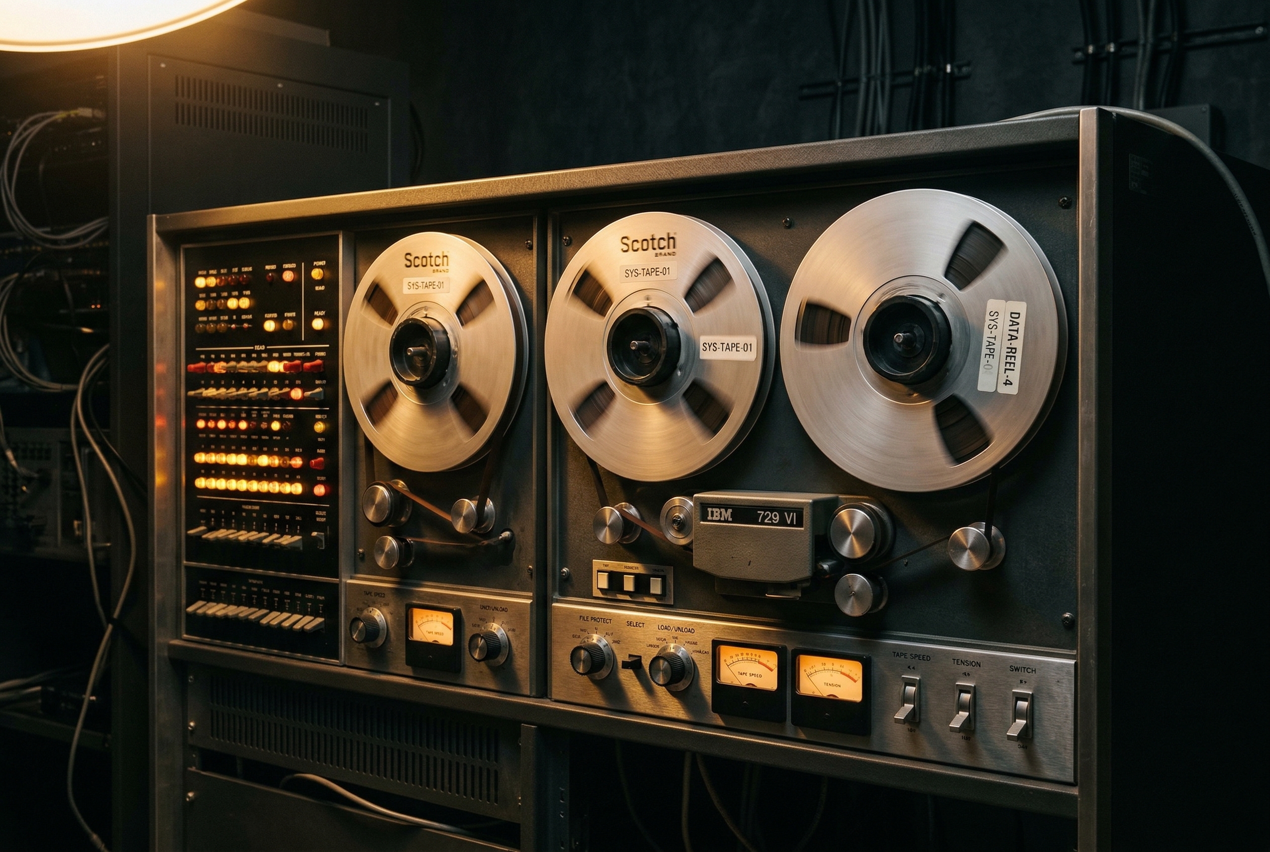 Mainframe reel-to-reel — legacy systems