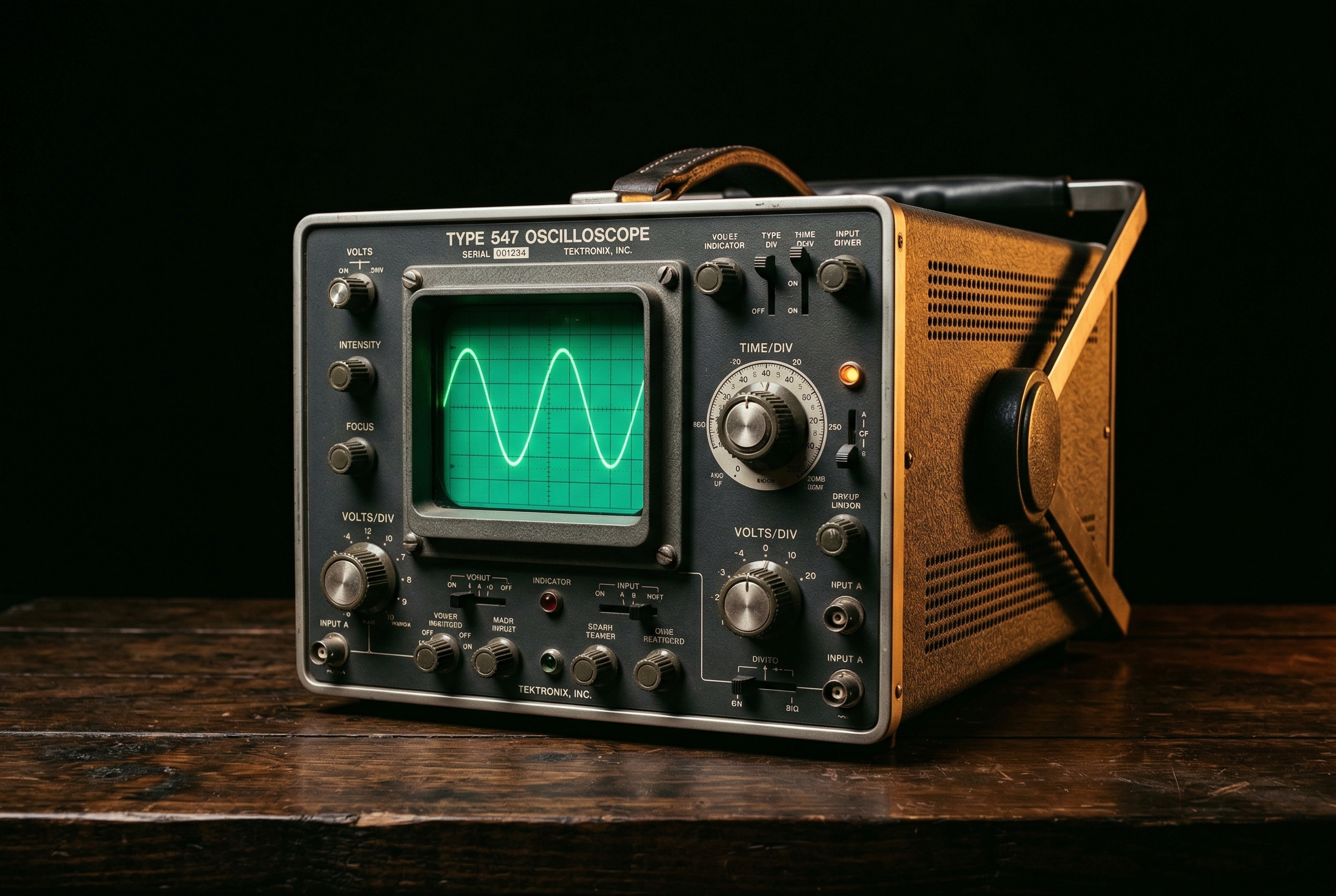 Oscilloscope — analog signal processing